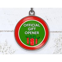 Lustiger Feiertags-Erkennungsanhänger - Geschenk Öffner Für Hunde Und Katzen Weihnachtsgeschenk von WagATudeTags
