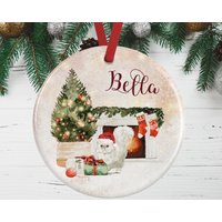 Perserkatzen Weihnachtsschmuck | Perserkatzen-Gedenkgeschenk Perserkatze Weihnachten Urlaub Baumschmuck von WagATudeTags