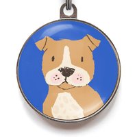 Staffie Hundemarke - Rehkitz Staffie, Personalisierte Für Staffordshire Bullterrier von WagATudeTags