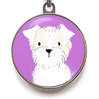 Terrier Hundemarke - Cream Terrier, Personalisierte Kleine Für von WagATudeTags