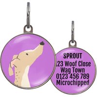 Windhund Id Marke - Brindle Greyhound, Personalisierte Tags Für Windhunde von WagATudeTags