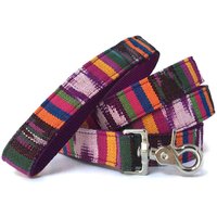 Handgewebte Hundeleine Aus Guatemala Gestreifte Boho-Leine von WagglesandCompany