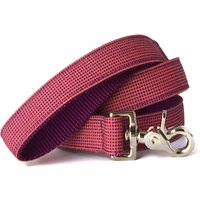 Robuste Hundeleine in Pink Und Violett Nylon Gurtband Leine von WagglesandCompany
