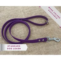 Wasserdichte Hundeleine, Robuste Hundeleine Mit Silbernem Druckknopf, Länge Nach Wahl von WaggyPooch