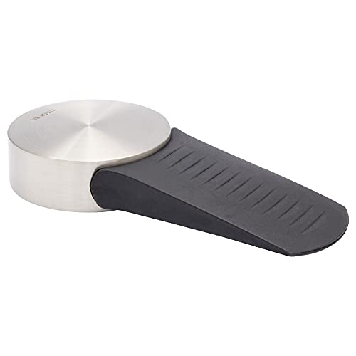 WAGNER Design-Boden-Türstopper/Türkeil SCREW OR GLUE/Schrauben oder Kleben - Durchmesser Ø 50 x 105 x 17 mm, Metall gebürstet, Edelstahloptik, thermoplastischer Kautschuk, Designpreis - 15511611 WAGNER Design-Boden-Türstopper/Türkeil SCREW OR GLUE/Schrauben oder Kleben - Durchmesser Ø 50 x 105 x 17 mm, Metall gebürstet, Edelstahloptik, thermoplastischer Kautschuk, Designpreis - 15511611 von WAGNER