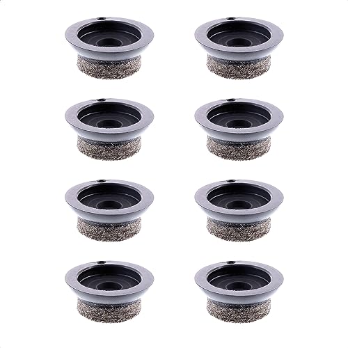 WAGNER QuickClick® Filzgleiter Möbelgleiter Stuhlgleiter Ersatz - 8er-Set Ersatzgleiter austauschbar ersetzbar - Wollfilz ULTRASOFT SLIM - Durchmesser Ø 20 mm - für Basis Ø 20 mm -Made in DE- 15829600 von QuickClick