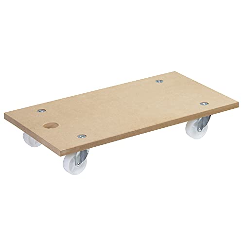 WAGNER Transporthilfe MM 1104 I 57,5 x 30 x 10 cm - ideal für Unhandliches, Geräte & Möbel I MDF Platte I Tragkraft 200 kg I Beste Beweglichkeit I strapazierfähig & robust - 20110401 von WAGNER
