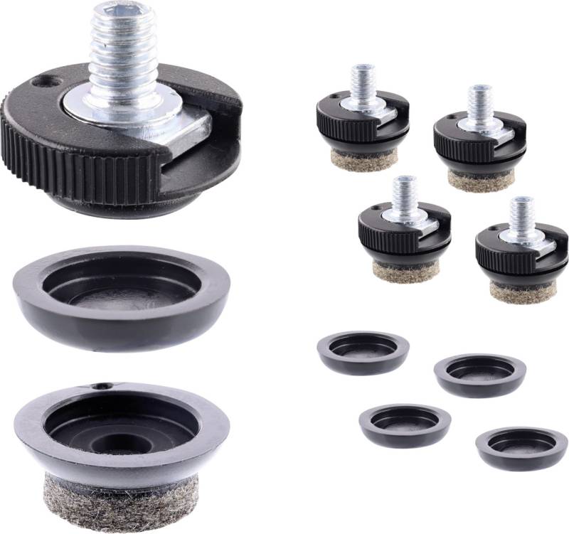 Wagner Möbelfuß Justus Slim Kunststoff Ø 2 x 0,8 cm schwarz 4 Stück Wagner Möbelfuß Justus Slim Kunststoff Ø 2 x 0,8 cm schwarz 4 Stück von Wagner-System