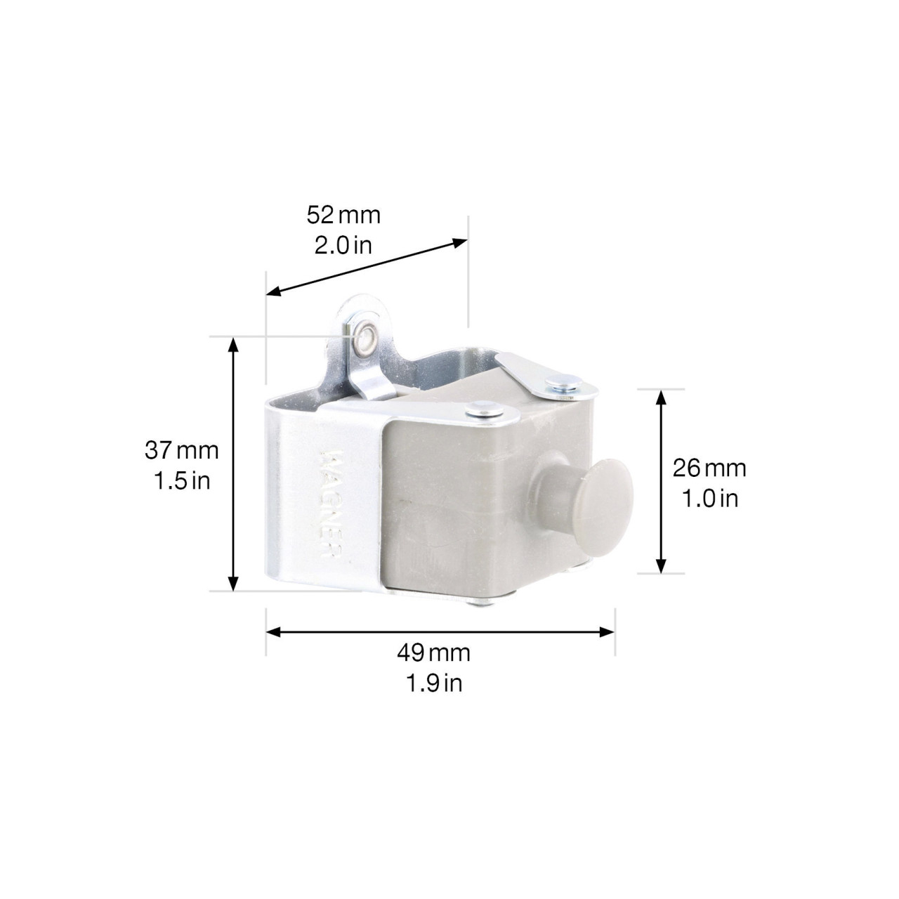 Wagner Wandhaken Knopfhaken hooks4tools Tragkraft bis 2 kg Stahl grau 2 Stück Wagner Wandhaken Knopfhaken hooks4tools Tragkraft bis 2 kg Stahl grau 2 Stück von Wagner-System