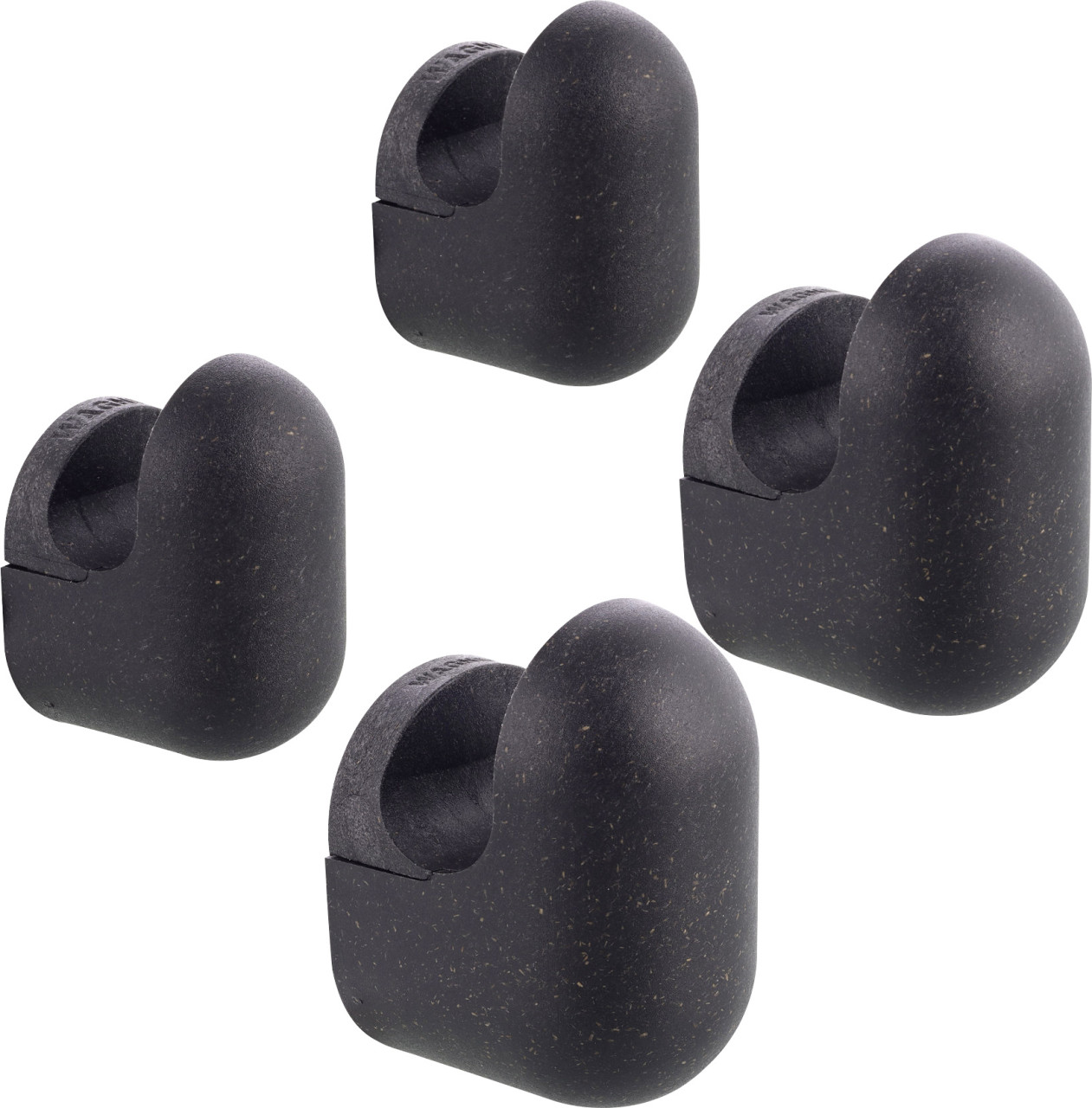 Wagner Wandhaken-Set hooks4home Pill Tragkraft bis 2 kg Bio Kunststoff schwarz 2 Größen 4 Stück Wagner Wandhaken-Set hooks4home Pill Tragkraft bis 2 kg Bio Kunststoff schwarz 2 Größen 4 Stück von Wagner-System