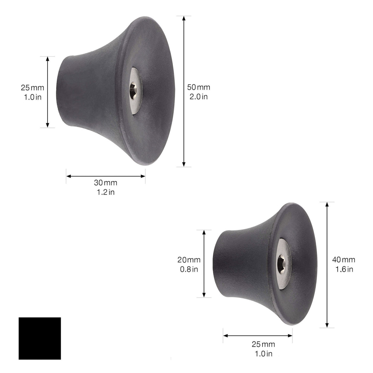 Wagner Wandhaken-Set hooks4home Tulip Tragkraft bis 2 kg Kunststoff schwarz 4 Stück Wagner Wandhaken-Set hooks4home Tulip Tragkraft bis 2 kg Kunststoff schwarz 4 Stück von Wagner-System