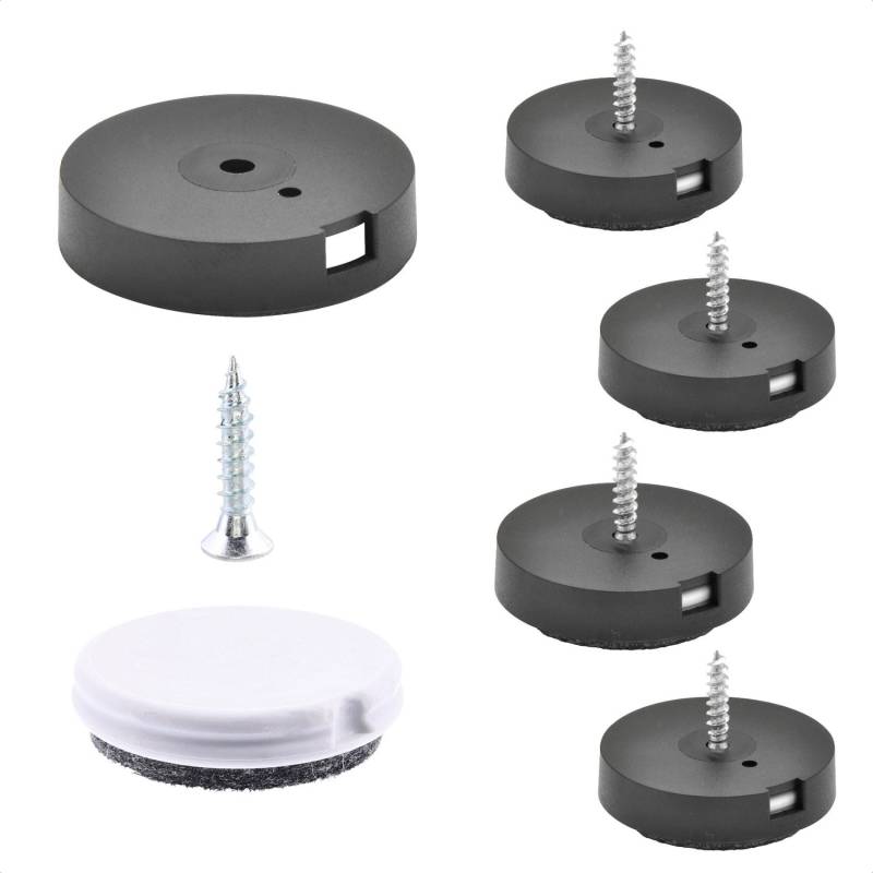 Wagner Filz- & Plastikgleiter 12-teilig QuickClick 2in1 Duo Ø 30 mm von Wagner design yourself