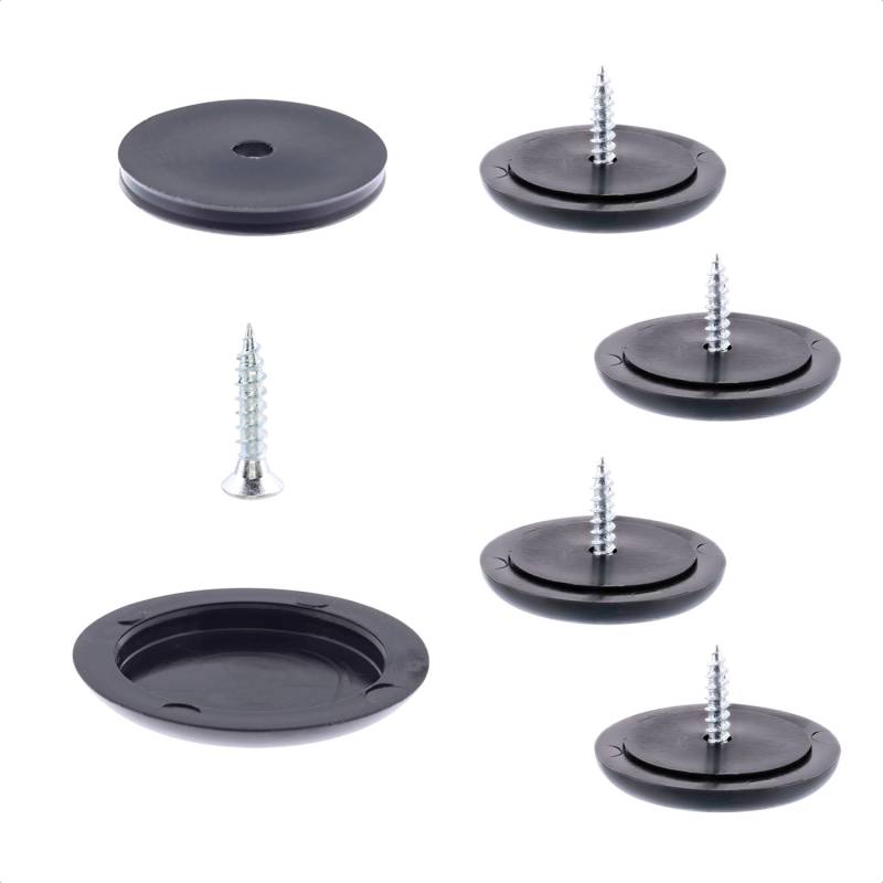 Wagner Gleiter-Set QuickClick Slim Black EH7856 Ø 30 mm Schwarz 4-tlg. Wagner Gleiter-Set QuickClick Slim Black EH7856 Ø 30 mm Schwarz 4-tlg. von Wagner design yourself