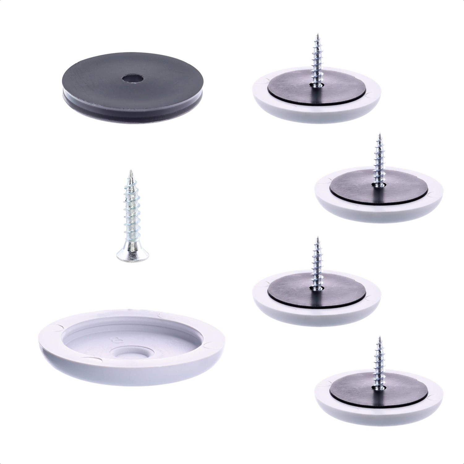 Wagner Gleiter-Set QuickClick Slim Hyper EH7854 Ø 30 mm Grau 4-tlg. Wagner Gleiter-Set QuickClick Slim Hyper EH7854 Ø 30 mm Grau 4-tlg. von Wagner design yourself