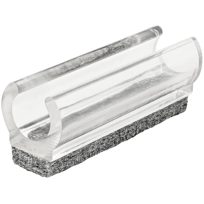 Wagner Klemmschalengleiter EH 0690 für Rundrohre Ø 1,2 cm Transparent 4 Stück von Wagner design yourself