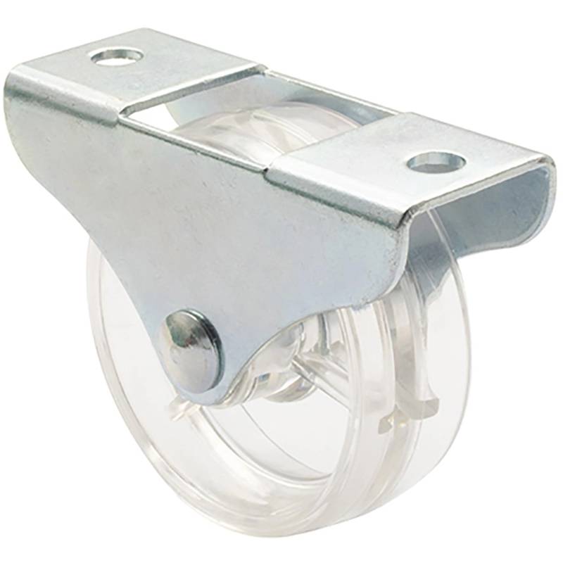 Wagner Möbel Bockrolle Transparent Tragkraft 50 kg Verzinkt Ø 50 mm von Wagner design yourself