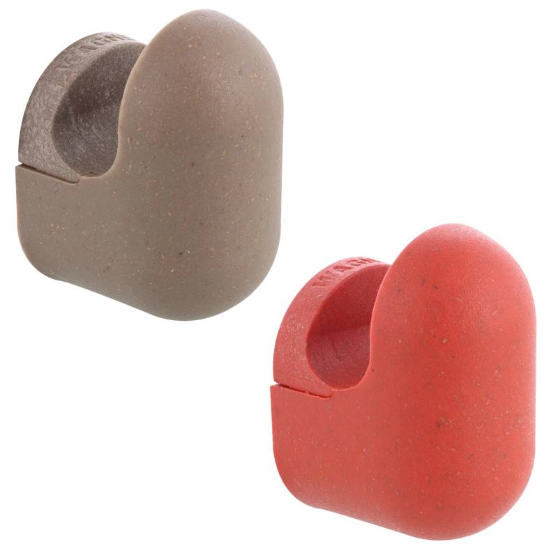 Wagner Wandhaken Set Pill Taupe-Korallenrot 4 Stück von Wagner design yourself