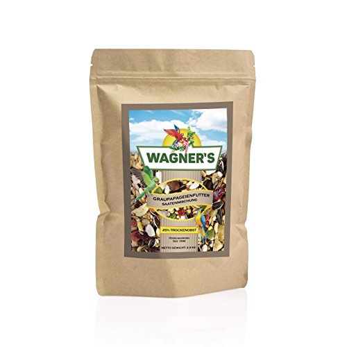 Wagner's | Graupapageienfutter - 2,5 kg Saaten & Obst für Graupapageien Wagner's | Graupapageienfutter - 2,5 kg Saaten & Obst für Graupapageien von Wagner's
