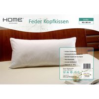 Federkopfkissen ca. 40x80cm Kissen Wohnen Schlafzimmer schlafen Betten comfort von BURI