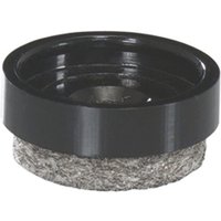 Wagner - QuickClick Einsatz Möbelgleiter ultrasoft zum Aufdrücken ø 17mm, schwarz, 20 Stück von Wagner
