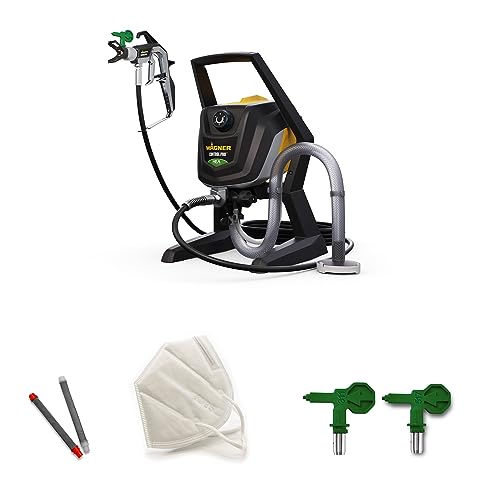 WAGNER Airless Farbsprühsystem Control Pro 250 R für Wandfarben, Latexfarben, Lacke & Lasuren, 15 m²-2 min, Druckregulierung, 110 bar, Schlauch 9 m von Wagner