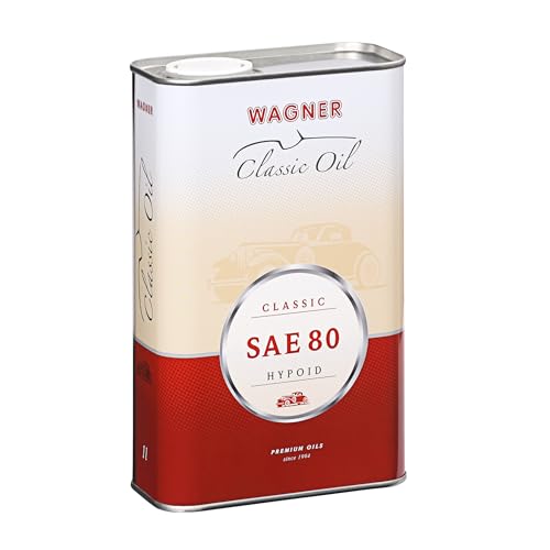 WAGNER Hypoid-Getriebeöl SAE 80 - API GL 5 & EP-Wirkstoff Für Antriebsachsen, Kegel-, Lenk-, Stirnrad- & Nicht Synchronisierte Schaltgetriebe| SAE 80 Getriebeöl Effektiver Verschleißschutz,1 Liter WAGNER Hypoid-Getriebeöl SAE 80 - API GL 5 & EP-Wirkstoff Für Antriebsachsen, Kegel-, Lenk-, Stirnrad- & Nicht Synchronisierte Schaltgetriebe| SAE 80 Getriebeöl Effektiver Verschleißschutz,1 Liter von Wagner