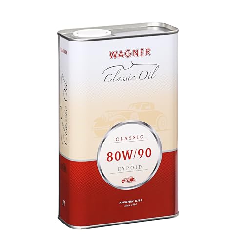 WAGNER Hypoid-Getriebeöl SAE 80W90 API GL 5 & EP-Wirkstoff Für Antriebsachsen, Kegel-, Lenk-, Stirnrad-&Nicht Synchronisierte Schaltgetriebe | Getriebeöle Für Effektiver Verschleißschutz |1 Liter WAGNER Hypoid-Getriebeöl SAE 80W90 API GL 5 & EP-Wirkstoff Für Antriebsachsen, Kegel-, Lenk-, Stirnrad-&Nicht Synchronisierte Schaltgetriebe | Getriebeöle Für Effektiver Verschleißschutz |1 Liter von Wagner