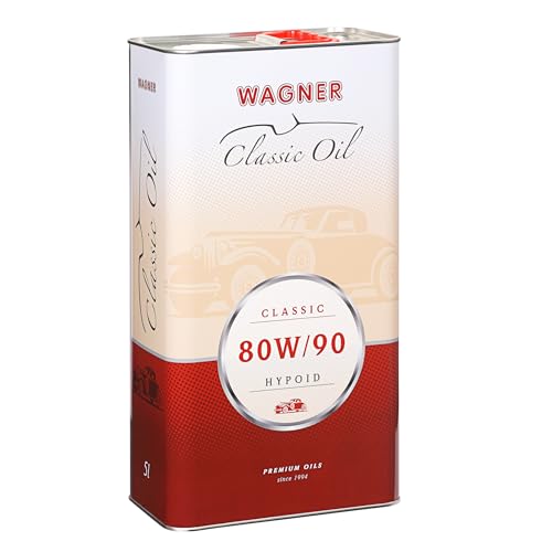 WAGNER Hypoid-Getriebeöl SAE 80W90 API GL 5 & EP-Wirkstoff Für Antriebsachsen, Kegel-, Lenk-, Stirnrad-&Nicht Synchronisierte Schaltgetriebe | Getriebeöle Für Effektiver Verschleißschutz |5 Liter WAGNER Hypoid-Getriebeöl SAE 80W90 API GL 5 & EP-Wirkstoff Für Antriebsachsen, Kegel-, Lenk-, Stirnrad-&Nicht Synchronisierte Schaltgetriebe | Getriebeöle Für Effektiver Verschleißschutz |5 Liter von Wagner