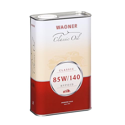 WAGNER Hypoid-Getriebeöl SAE 85W/140 - API GL 5 & EP-Wirkstoff Für Antriebsachsen, Kegel-, Lenk-, Stirnrad-&Nicht Synchronisierte Schaltgetriebe | Getriebeöle Effektiver Verschleißschutz | 1 Liter von Wagner