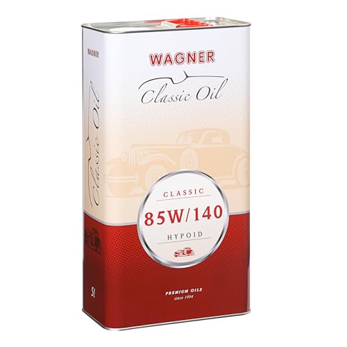 WAGNER Hypoid-Getriebeöl SAE 85W/140 - API GL 5 & EP-Wirkstoff Für Antriebsachsen, Kegel-, Lenk-, Stirnrad-&Nicht Synchronisierte Schaltgetriebe | Getriebeöle Effektiver Verschleißschutz | 5 Liter WAGNER Hypoid-Getriebeöl SAE 85W/140 - API GL 5 & EP-Wirkstoff Für Antriebsachsen, Kegel-, Lenk-, Stirnrad-&Nicht Synchronisierte Schaltgetriebe | Getriebeöle Effektiver Verschleißschutz | 5 Liter von Wagner
