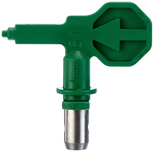 WAGNER Control Pro HEA Düse 619 für Control Pro Airless Farbsprühsysteme für Latexfarben, Dispersionen, Rostschutzfarben, < 55% weniger Sprühnebel, grün von Wagner