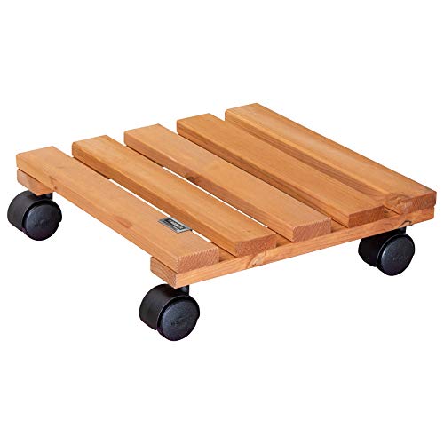 Wagner Pflanzenroller Nature 29 x 29 x 8 cm I Pflanzenroller für Innenbereich I Blumenroller aus FSC®-Massivholz, Terracotta I Kübelroller aus Holz I Tragkraft 100 kg I Made in EU - 20015201 Wagner Pflanzenroller Nature 29 x 29 x 8 cm I Pflanzenroller für Innenbereich I Blumenroller aus FSC®-Massivholz, Terracotta I Kübelroller aus Holz I Tragkraft 100 kg I Made in EU - 20015201 von WAGNER design yourself