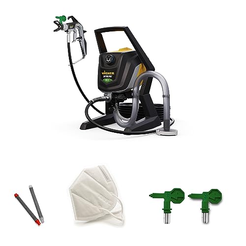 WAGNER Airless Farbsprühsystem Control Pro 350 R für Wandfarben, Latexfarben, Lacke & Lasuren, 15 m²-2 min, Druckregulierung, 110 bar, Schlauch 15 m WAGNER Airless Farbsprühsystem Control Pro 350 R für Wandfarben, Latexfarben, Lacke & Lasuren, 15 m²-2 min, Druckregulierung, 110 bar, Schlauch 15 m von Wagner