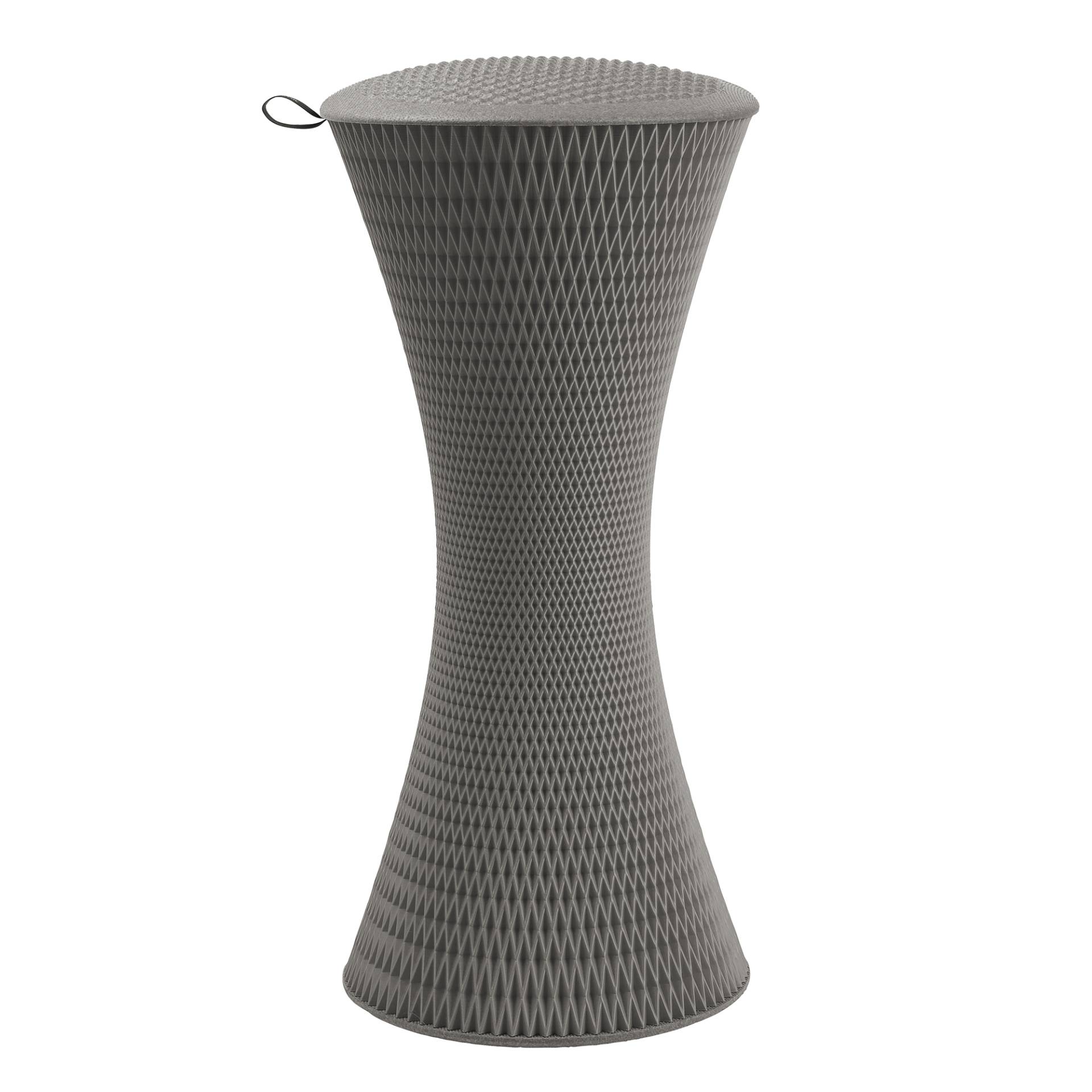 Wagner - 3D One Pure L Hocker 76cm - grau/Greentec Bio-Filament 100% ökologisch/H x Ø 76 x 33cm von Wagner