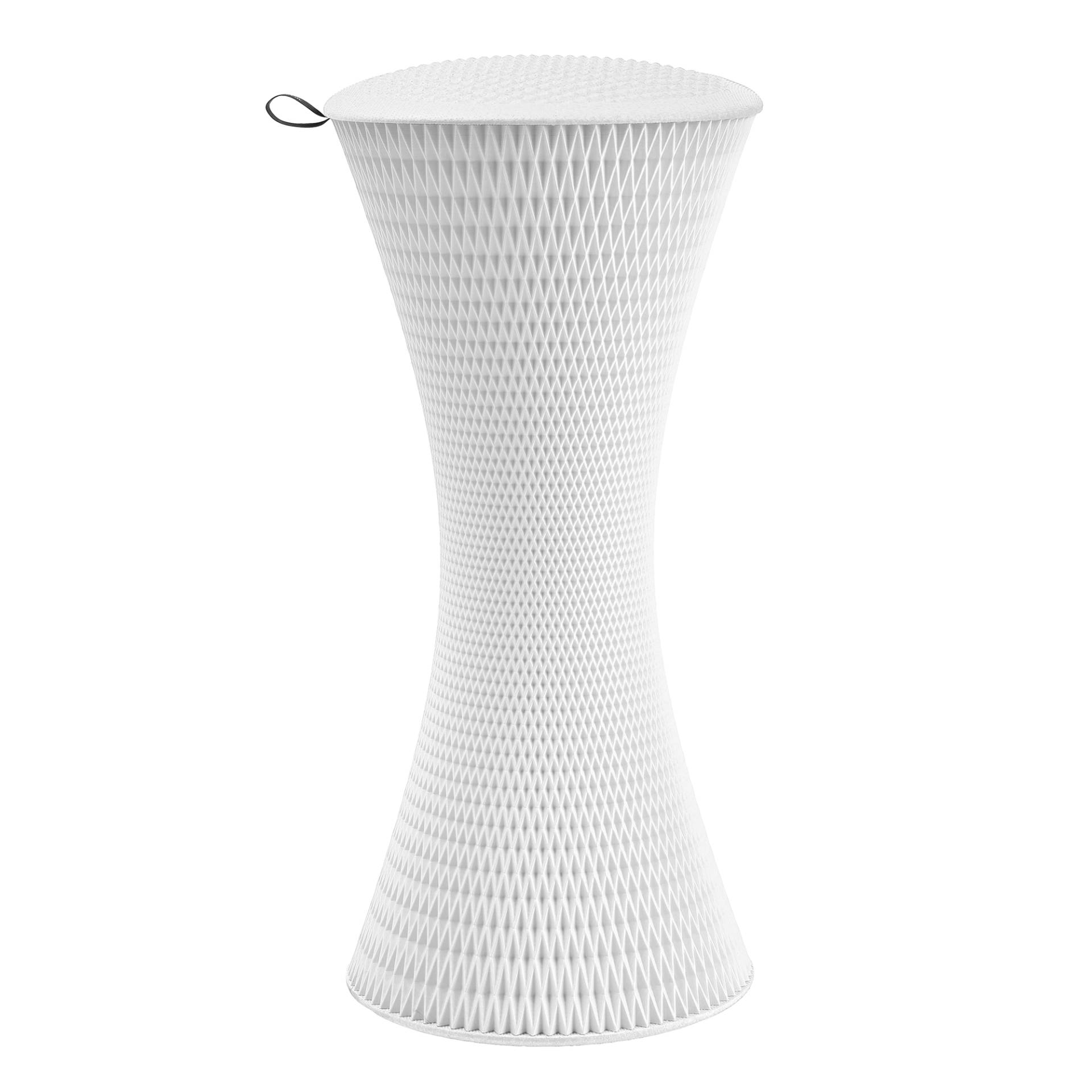 Wagner - 3D One Pure L Hocker 76cm - weiß/Greentec Bio-Filament 100% ökologisch/H x Ø 76 x 33cm von Wagner