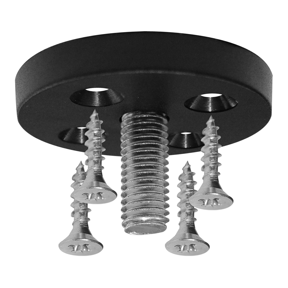 Wagner Anschraubplatten schwarz ⌀ 50 mm 4 Stück Wagner Anschraubplatten schwarz ⌀ 50 mm 4 Stück von Wagner