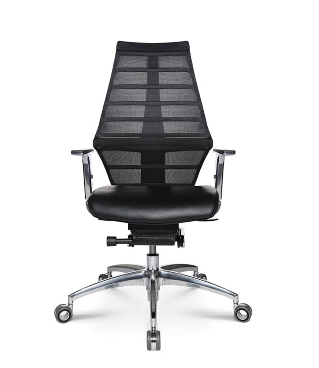 Wagner Living W5-1 Design Bürodrehstuhl mit Carbon-Netzrückenlehne. von Wagner
