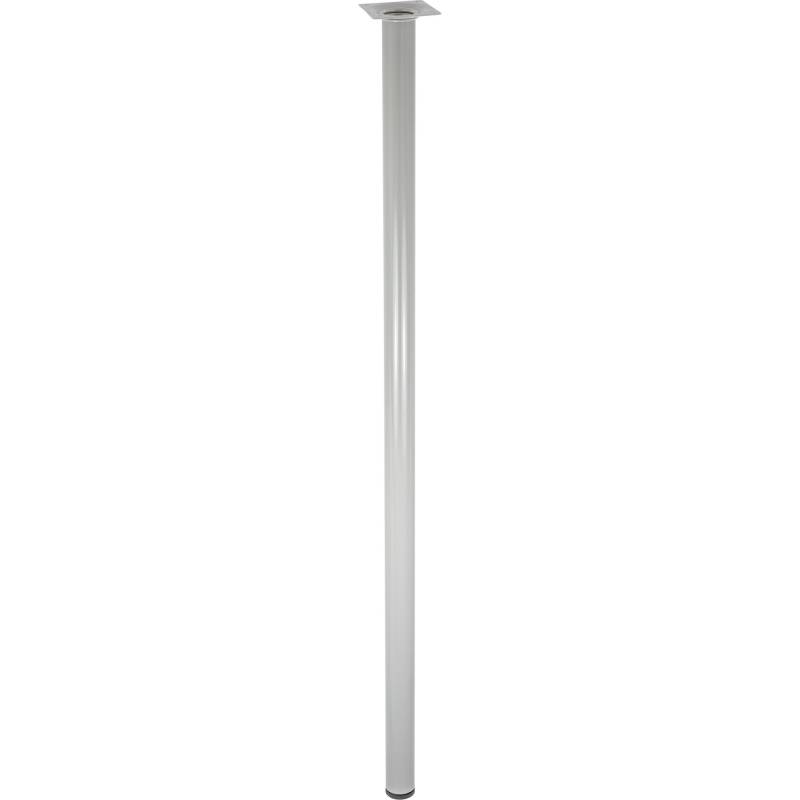Wagner Möbelbein 'Classic ST 1280' Stahl aluminiumfarben Ø 30 x 800 mm von Wagner
