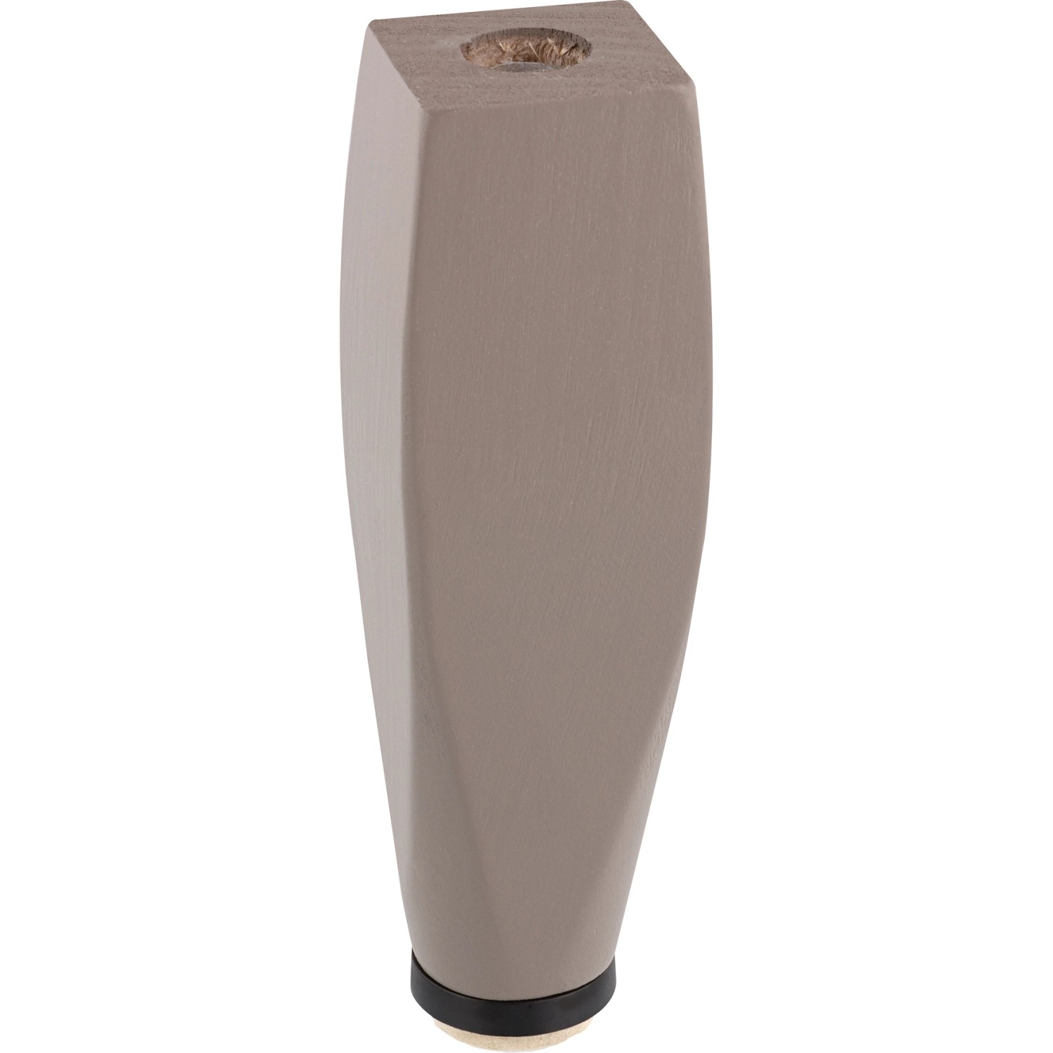 Wagner Möbelbein Wood V2 Ø 3 cm x 15 cm x 4 cm Kiefer Taupe FSC® von Wagner