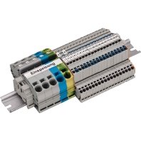 WAGO Hauptverteiler-Set 2 TopJob S 821-123, Elektroinstallation, Grau, Schraube, Kunststoff von WAGO