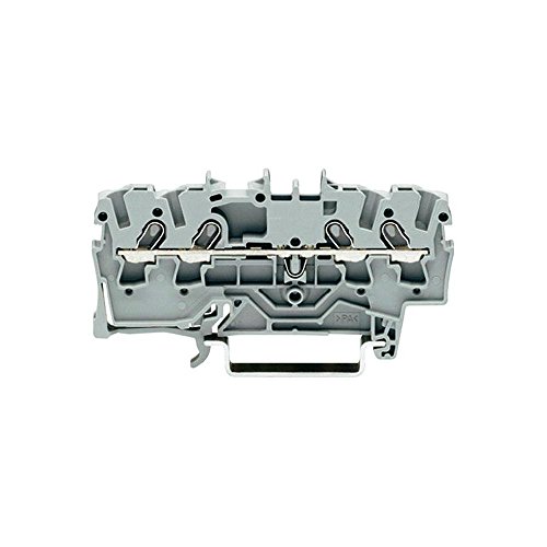 WAGO 4 Leiter Durchgangsklemme 2002-1401 TOPJOB S 2,5qmm grau von WAGO