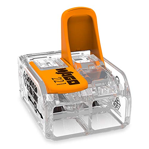 WAGO Verbindungsklemmen 221-612 | 2 Leiter, bis 6 mm², 50 Stück, COMPACT Kabelverbinder mit Hebeln für alle Leiterarten weltweit, bestätigte Anwendungssicherheit WAGO Verbindungsklemmen 221-612 | 2 Leiter, bis 6 mm², 50 Stück, COMPACT Kabelverbinder mit Hebeln für alle Leiterarten weltweit, bestätigte Anwendungssicherheit von WAGO