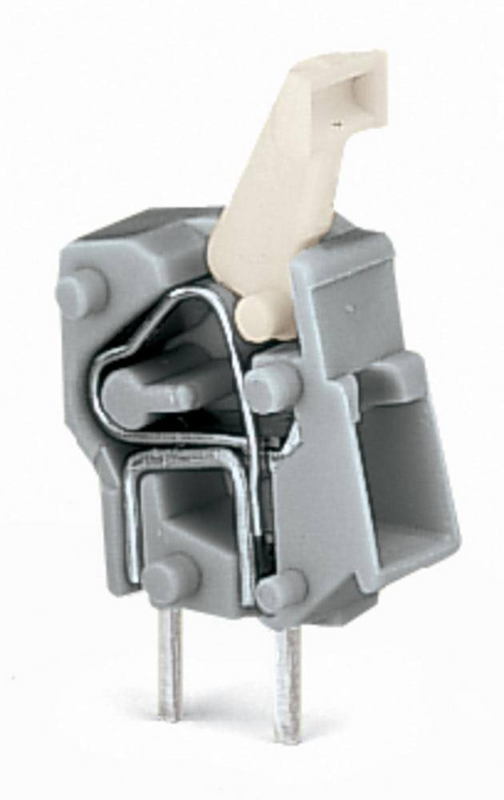 Wago 257 501 Federkraftklemmblock 2.50 Mm² Polzahl 1 Grau Printklemme Stecker B-Ware von Wago