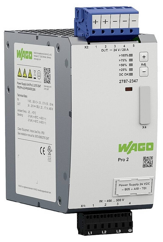 Wago 2787 2347 20 A 480 W Pro 2 Stromversorgungsgehäuse Siehe Text/Foto B-Ware von Wago