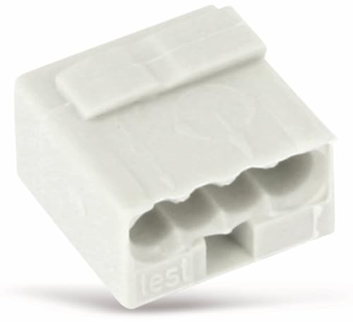 WAGO Verbindungsklemmen 243-304 | 4 Leiter, bis 0,8 mm, 100 Stück, MICRO Verbindungsdosenklemme für eindrähtige Leiter, bestätigte Anwendungssicherheit, kleinstmögliche Bauform WAGO Verbindungsklemmen 243-304 | 4 Leiter, bis 0,8 mm, 100 Stück, MICRO Verbindungsdosenklemme für eindrähtige Leiter, bestätigte Anwendungssicherheit, kleinstmögliche Bauform von WAGO