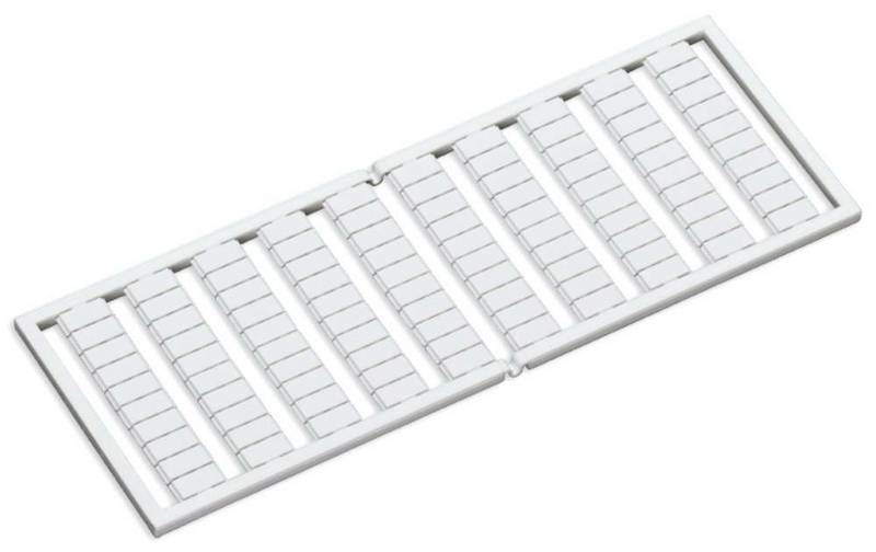 Wago Bezeichnungskarten Aufdruck Waagerecht 59 / 60 Klemmenbreite 5 175mm 5 Stk B-Ware von Wago