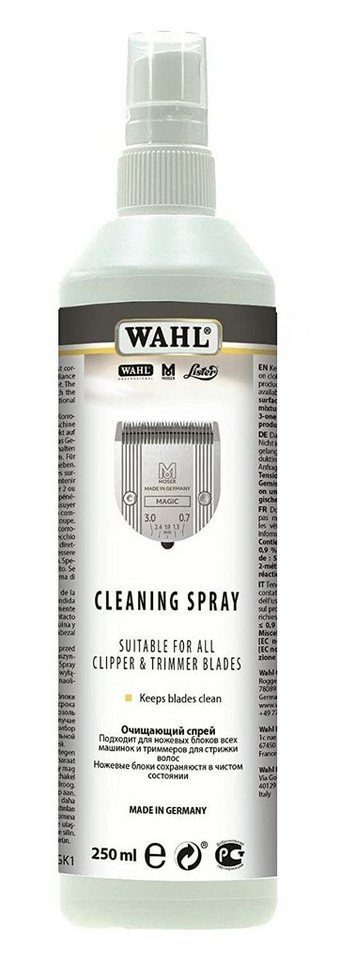 Wahl für Clipper & Trimmer Aufsätze 4005-7052 Reinigungsspray (250 ml) von Wahl