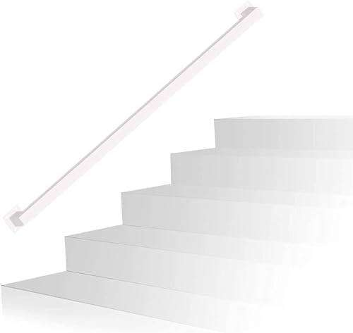 Handläufe, Treppen, Handläufe, Wandstützen, Treppenhandläufe for den Innenbereich(Bianco,50cm) von WaiDXn