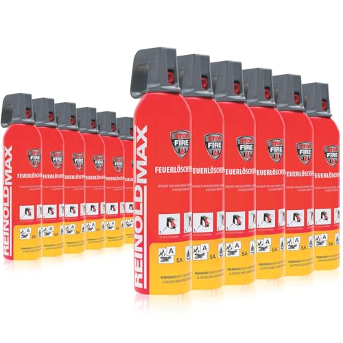 Waidmeister Premium Feuerlöschspray – 2er Set - 750ml – Stopfire – Autofeuerlöscher – REINOLDMAX – wiederverwendbar – geeignet für Fettbrände – 2 x 750g (2) von Waidmeister