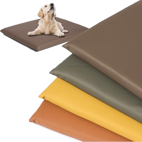 Waigg Kii Extra großes Hundebett, urinfest, Katzenschlafbett, wasserdichte Haustierbox-Matratze, Anti-Angst-Hundesofa, Katzenkissen, beruhigende Matte für Innenkatzen, Hunde (Gelb, S-50 x 35 x 5 cm) Waigg Kii Extra großes Hundebett, urinfest, Katzenschlafbett, wasserdichte Haustierbox-Matratze, Anti-Angst-Hundesofa, Katzenkissen, beruhigende Matte für Innenkatzen, Hunde (Gelb, S-50 x 35 x 5 cm) von Waigg Kii